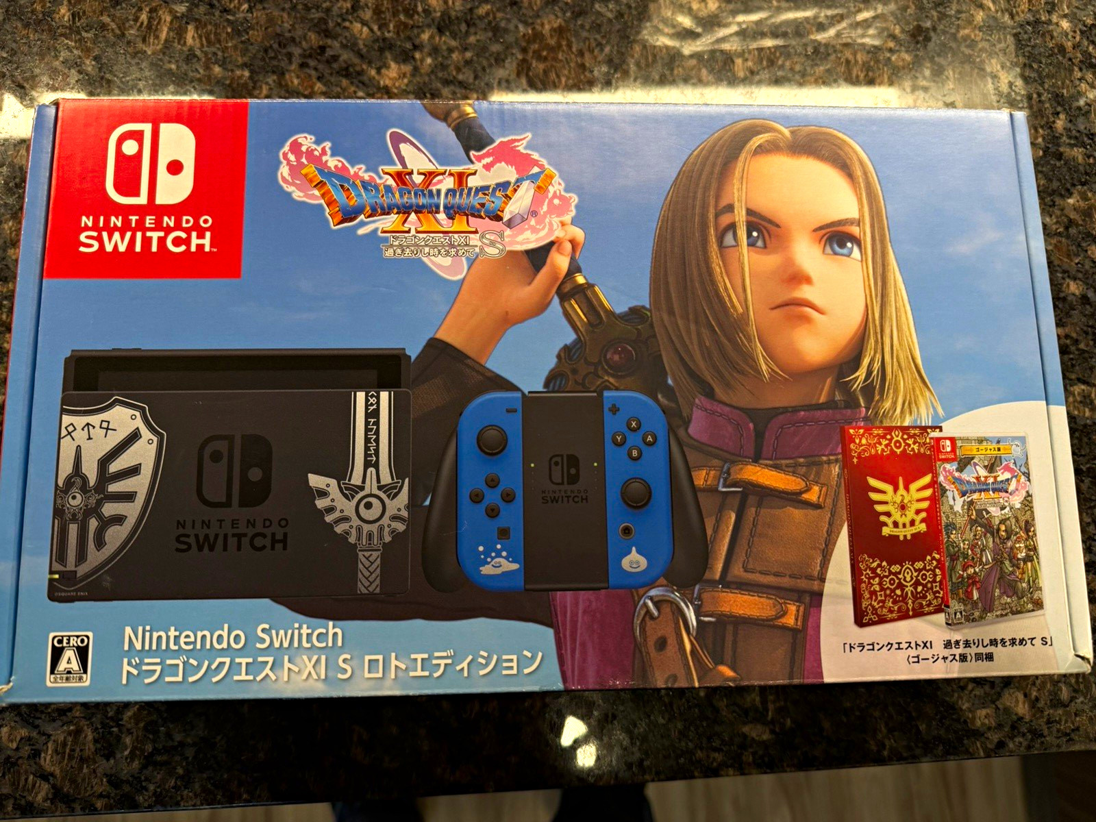 Nintendo Switch Dragon Quest XI S Loto Edition HAC-001 32GB NTSC-J Blue/Black