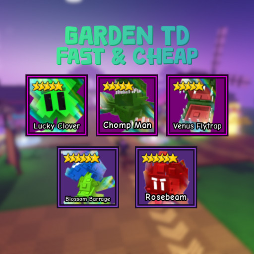 🌻 Garden Tower Defense Units | GTD 5 & 6 Star Units Quick Delivery