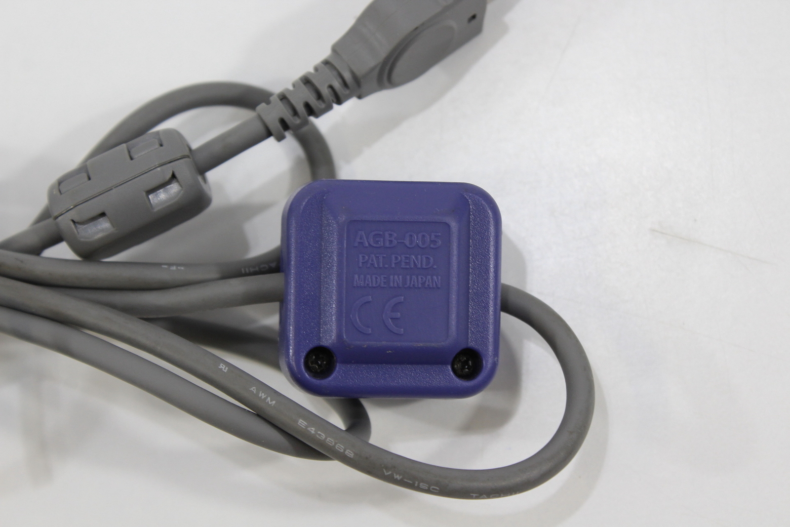 Official Nintendo Gameboy Advance Link Cable Multiplayer OEM AGB-005 GBA TESTED