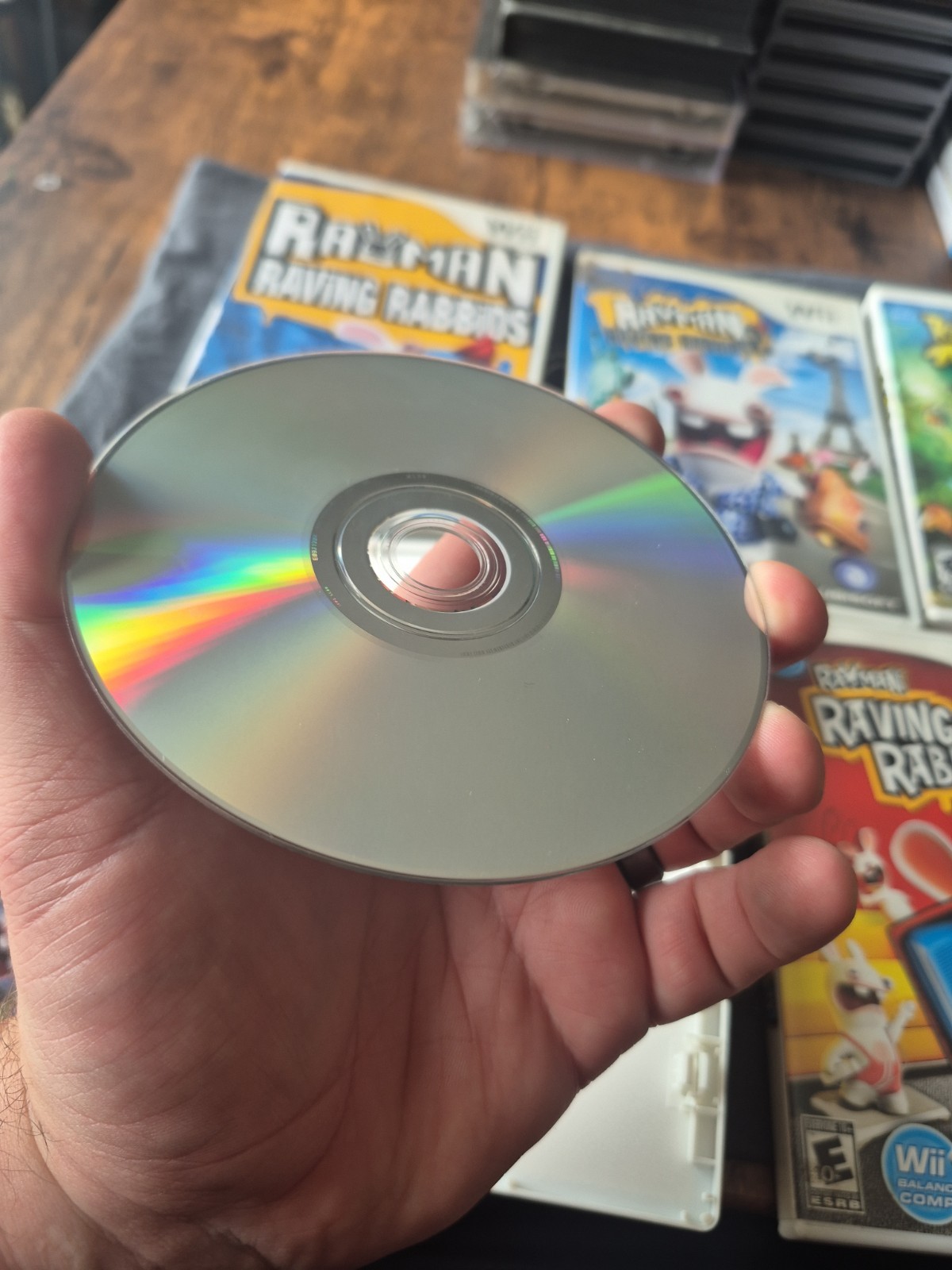 Nintendo Wii RAYMAN RAVING RABBIDS 5 Game CollectionFUN