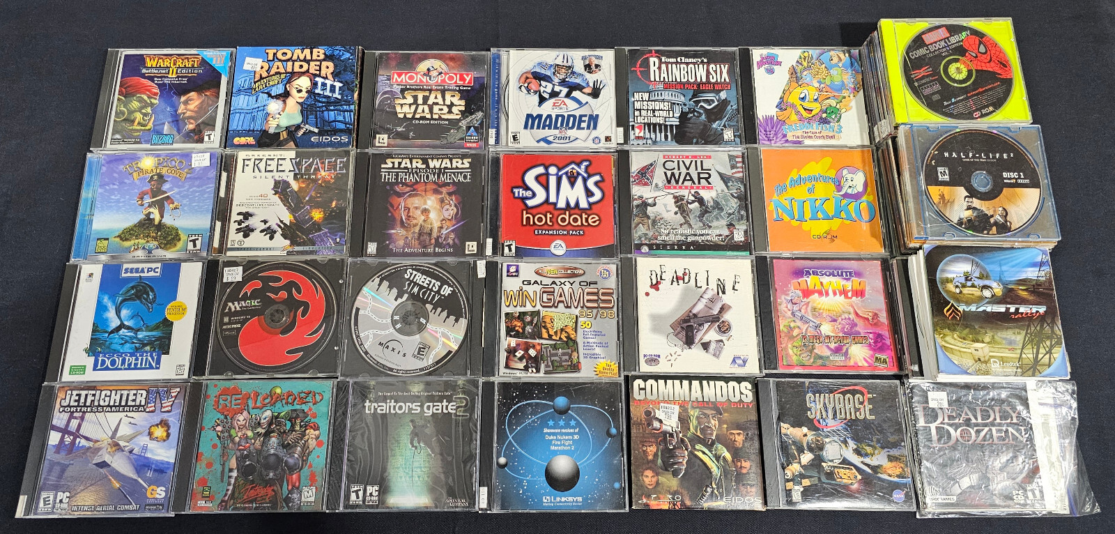 Huge Lot of 55+ 90s Windows 95 98 2000 Games & Software – Cool titles! Read