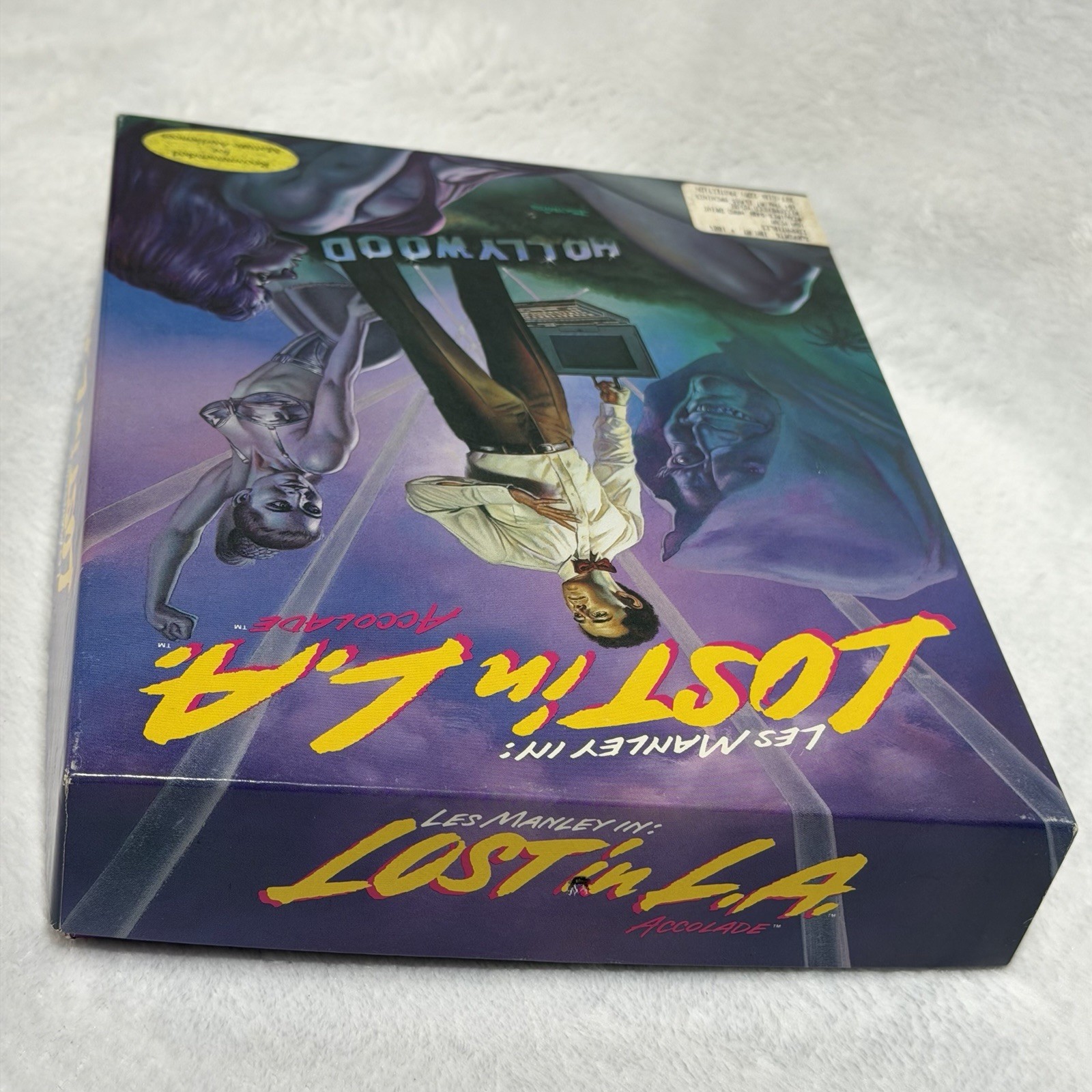 Les Manley Lost in L.A.⭐️Complete CIB⭐️Big Box IBM PC 3.5″ Vintage
