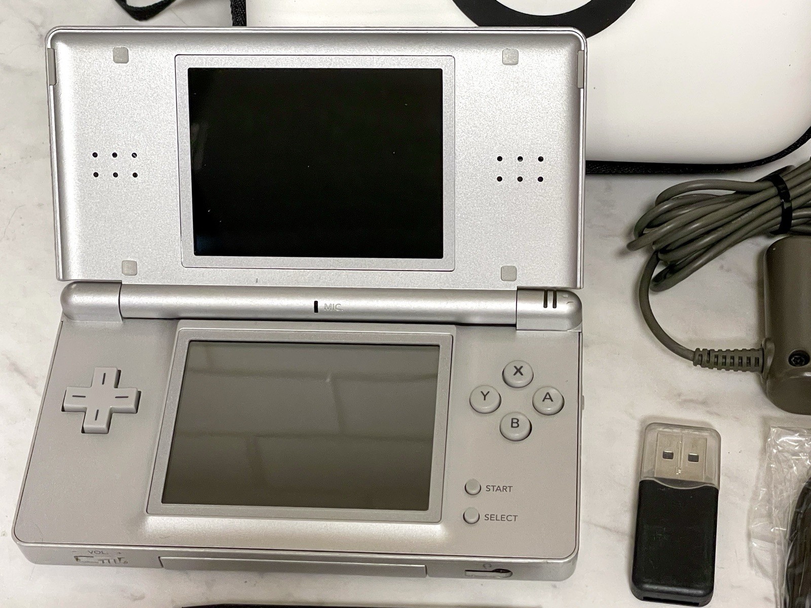 Nintendo DS Lite Bundle w/ OEM Charger, Travel Case and More!