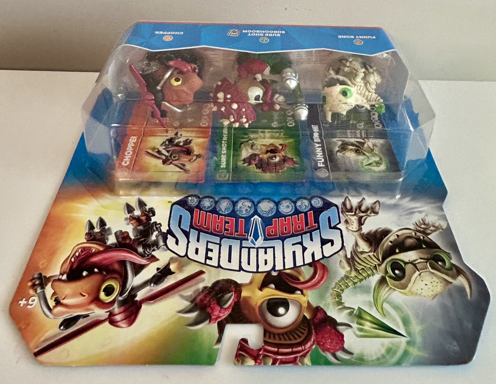 Skylanders – Trap 🪤 Team 3pk – Funny Bone, SS Shroom B, Chopper – BNIFSP