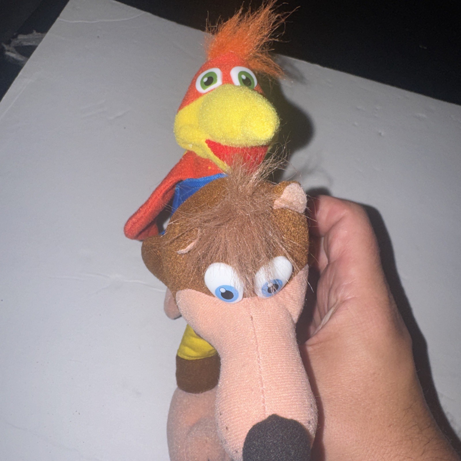 Vintage BD&A Banjo Kazooie Stuffed Animal Beanbag Plush 8” W/ Tag – Authentic