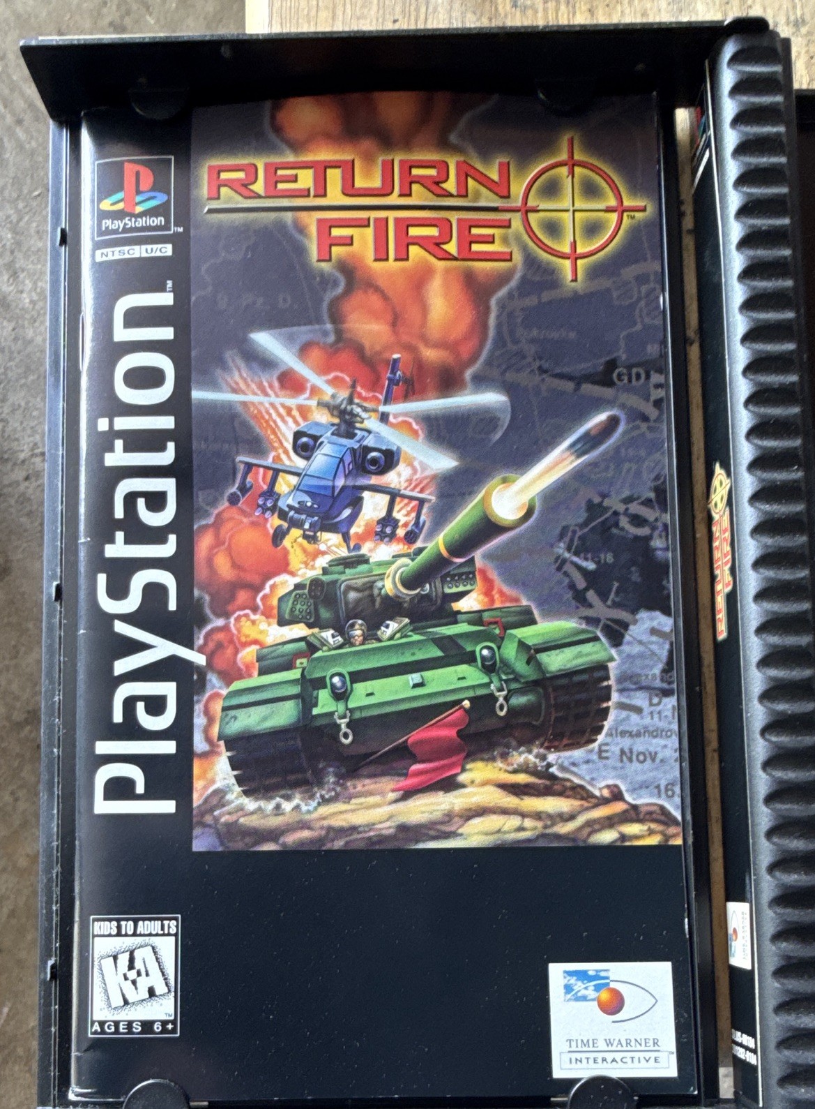 Time Warner Interactive Return Fire PS1 KA-Kids to Adults NTSC-U/C (US/CA) CIB