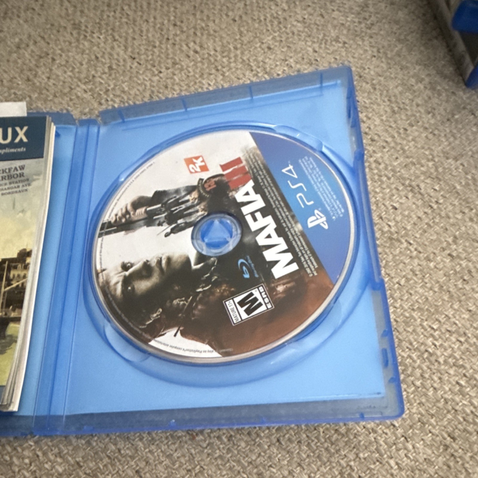 2K Mafia III PS4 Action Adventure Crime M Map & Manual Included (2016)