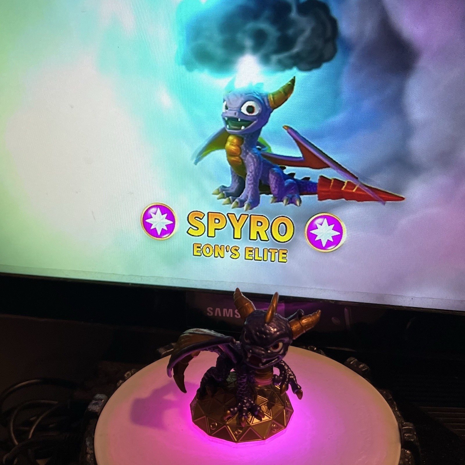 Skylanders Eon’s Elite Spyro Figure Activision Wii XBox PS3 Tested Working