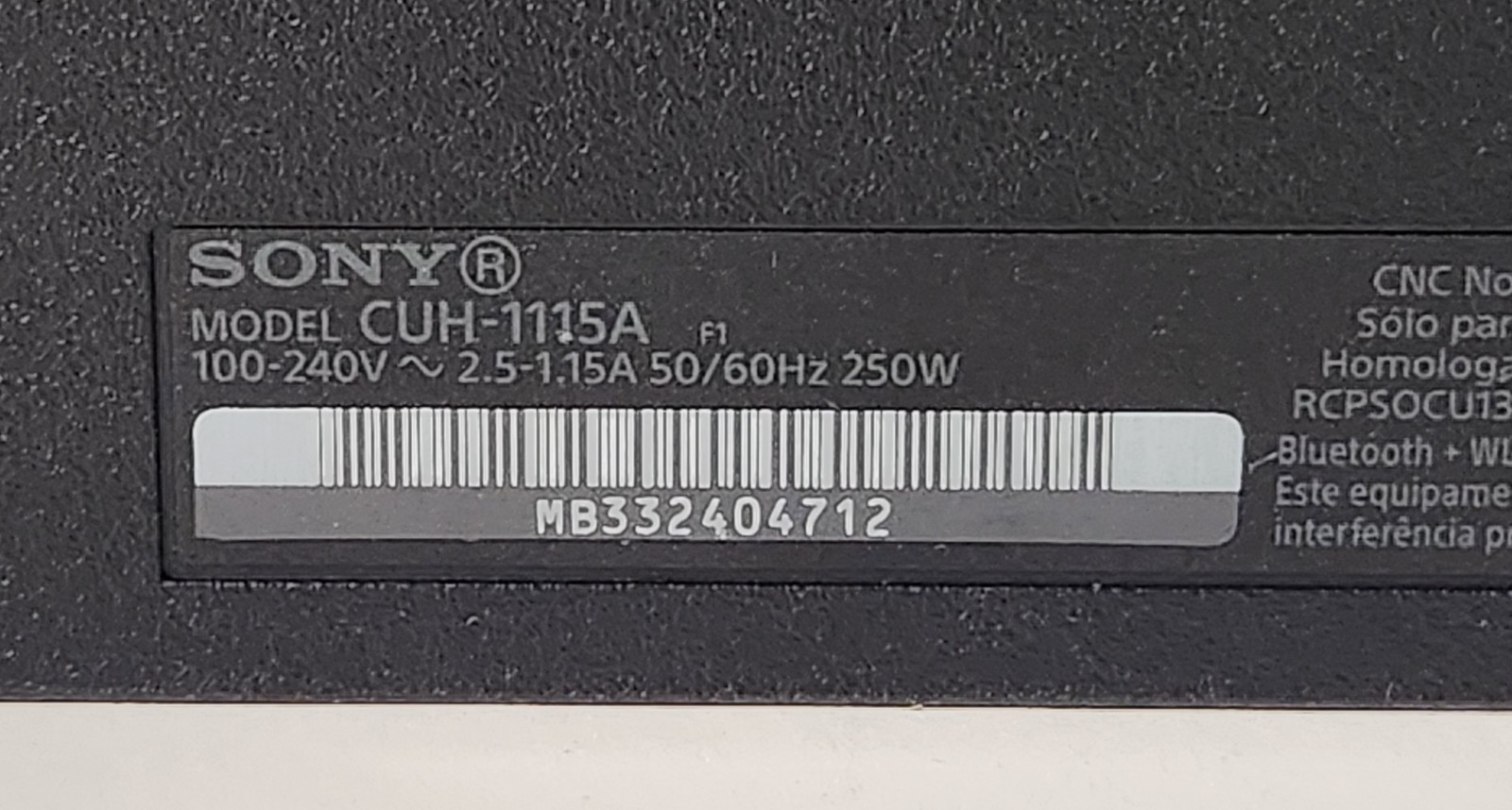 Sony PlayStation 4 Console Model CUH-1115A with 2 Controllers