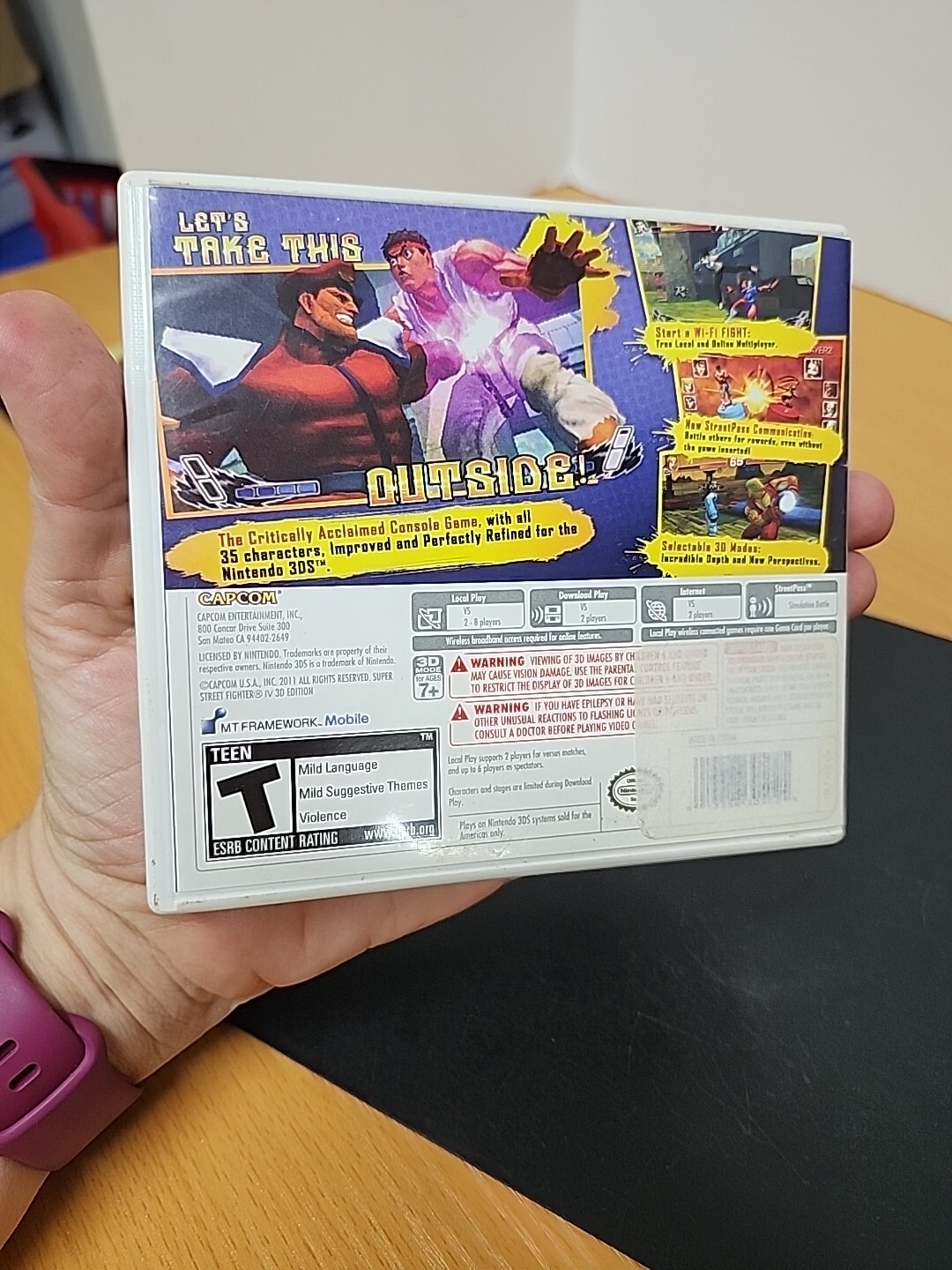 Super Street Fighter IV — 3D Edition (Nintendo 3DS, 2011)