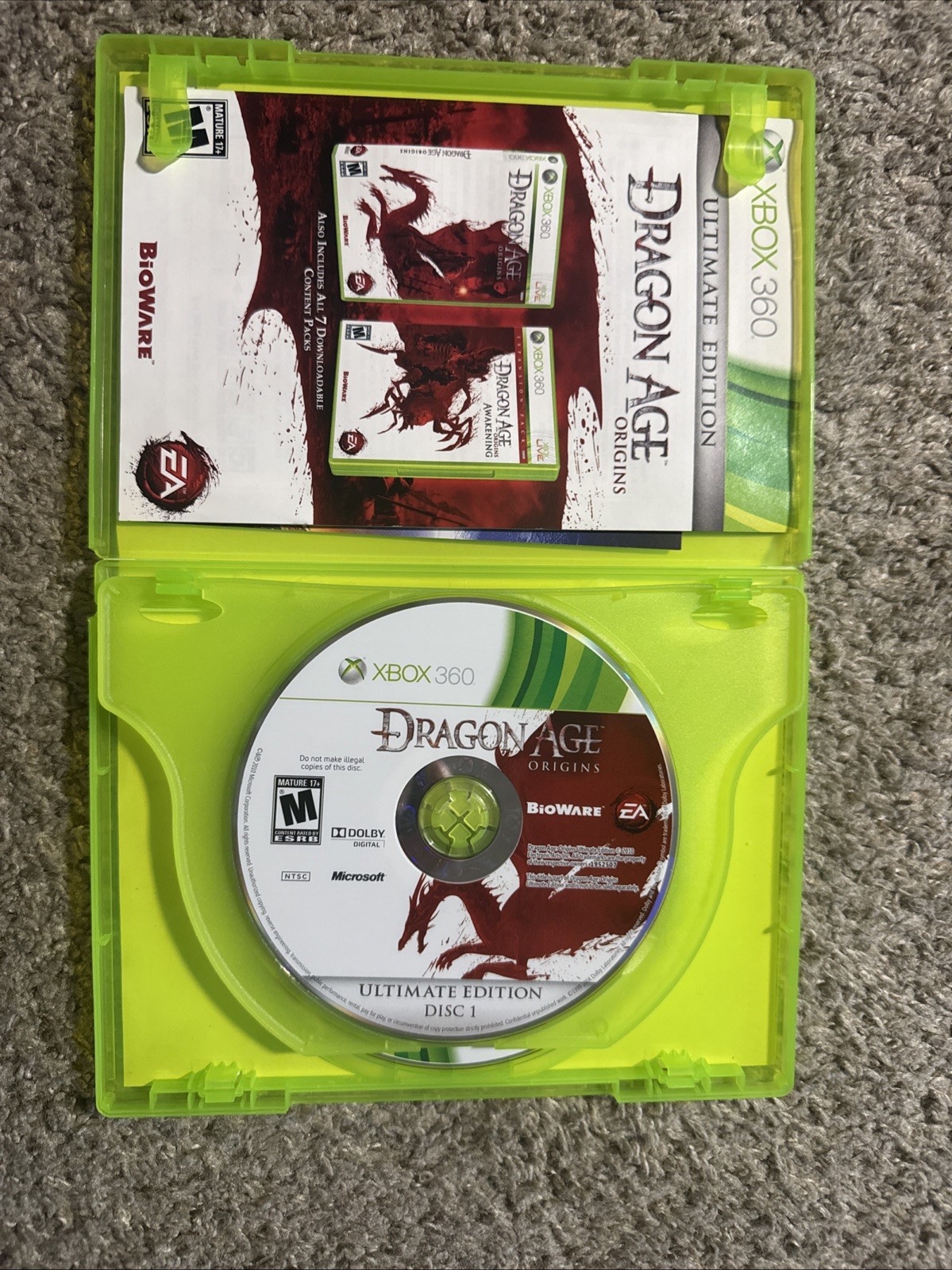 Dragon Age Origins Ultimate Edition Microsoft Xbox 360 Tested