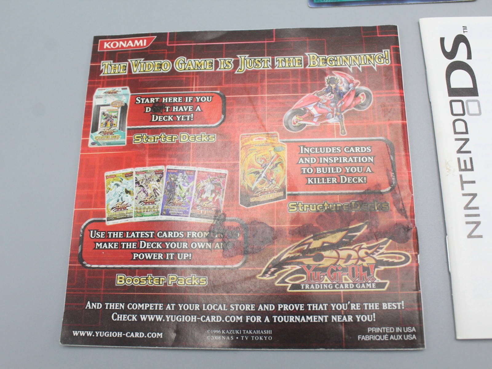 Yu-Gi-Oh 5D’s World Championship 2011: Over the Nexus Nintendo DS CIB w/ Cards