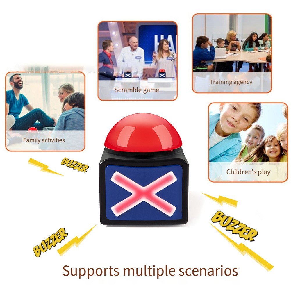 Lively Game Buzzers with Sound Effects for Enhanced For Trivia Experience