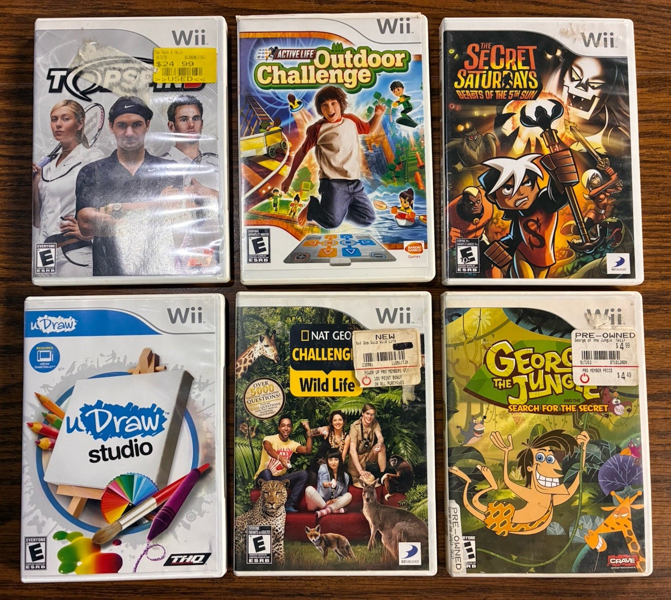 Nintendo Wii Game Lot Bundle Of 34 – No Duplicates – Various Genres