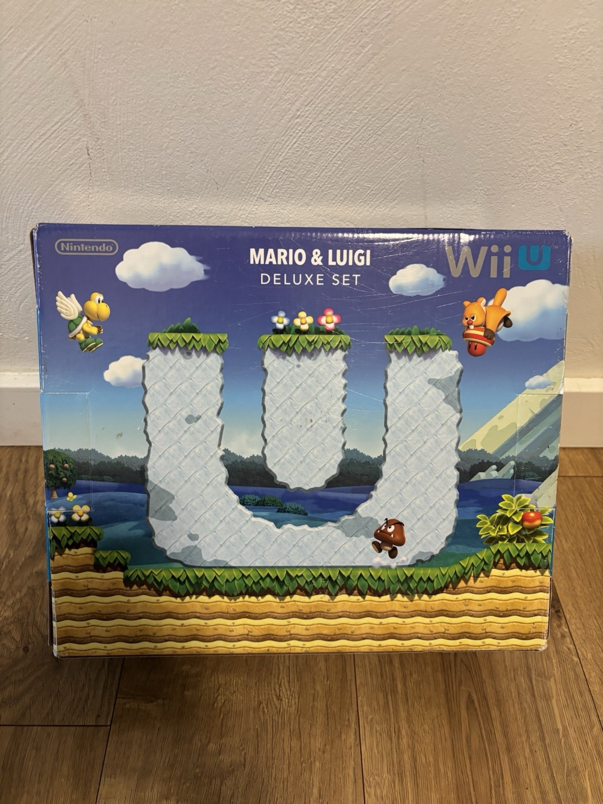 Nintendo Wii U 32GB Mario & Luigi Deluxe Set Tested + Mario Bros U & Luigi U