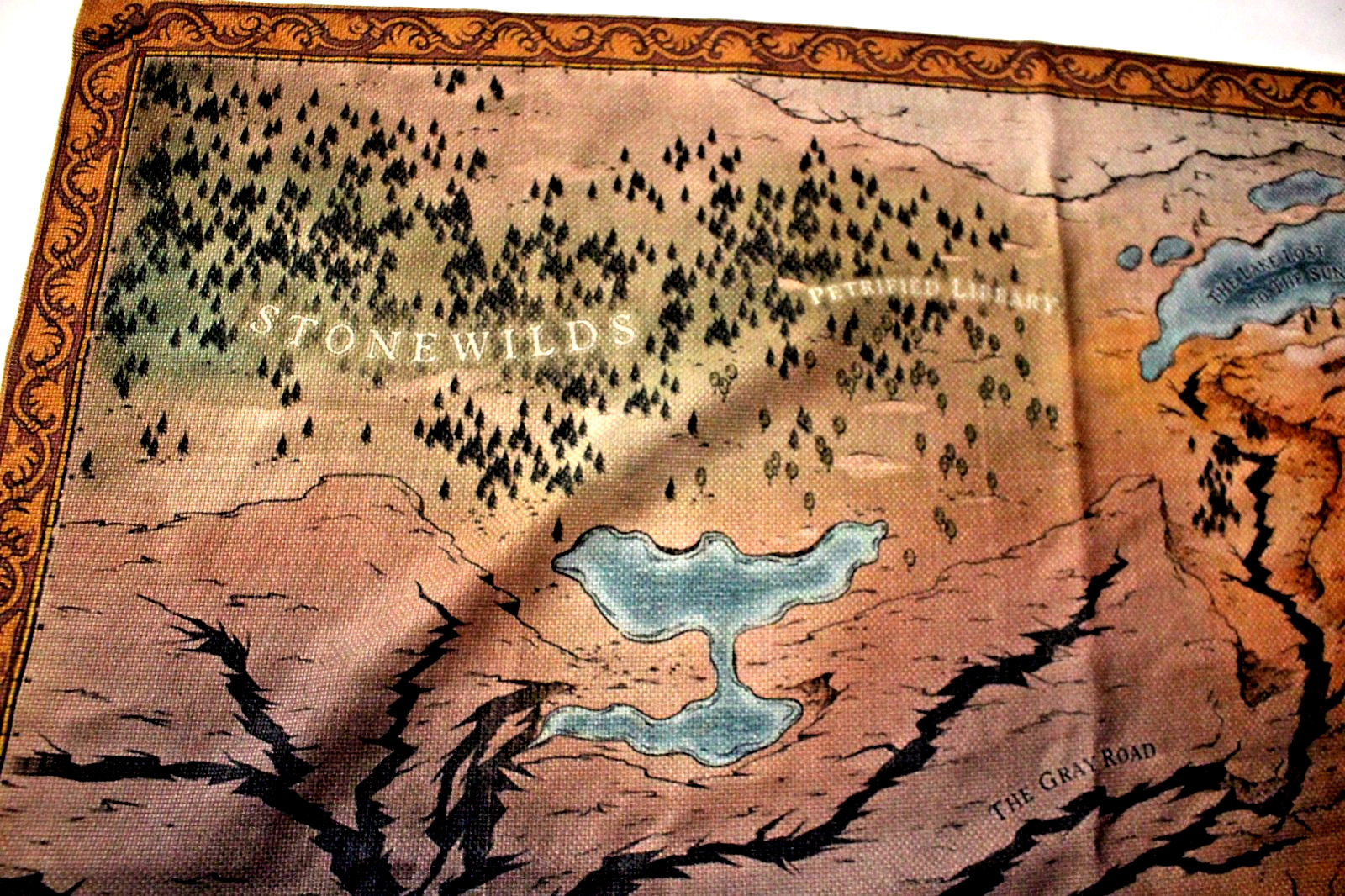 CLOTH MAP WORLDWOUND PATHFINDER WRATH OF THE RIGHTEOUS COLLECTOR’S ED. 33″X27″