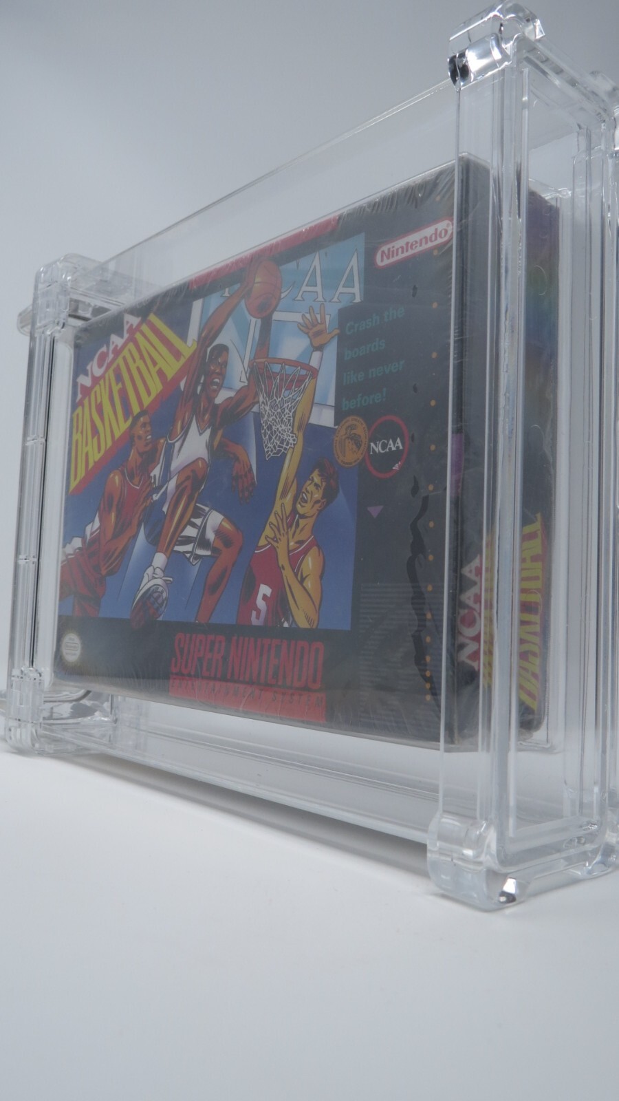 New NCAA Basketball Super Nintendo Factory Sealed Video Game! Wata Graded 1992
