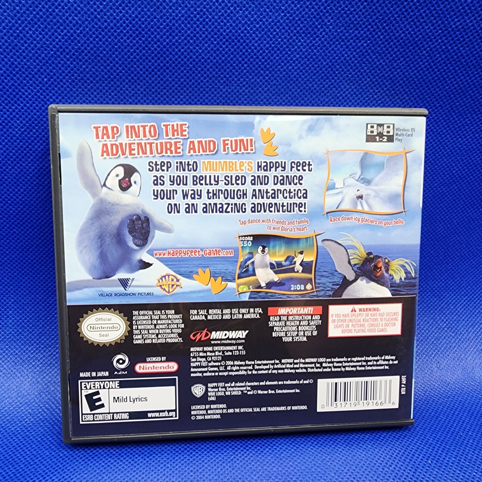Happy Feet Nintendo DS 2DS 3DS Game *Complete* Cib Game, Manual, Case