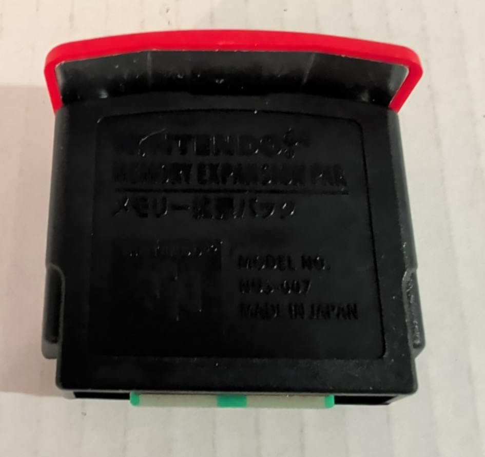 Nintendo 64 Expansion Pak Memory Pack N64 NUS-007 Official OEM Original Tested