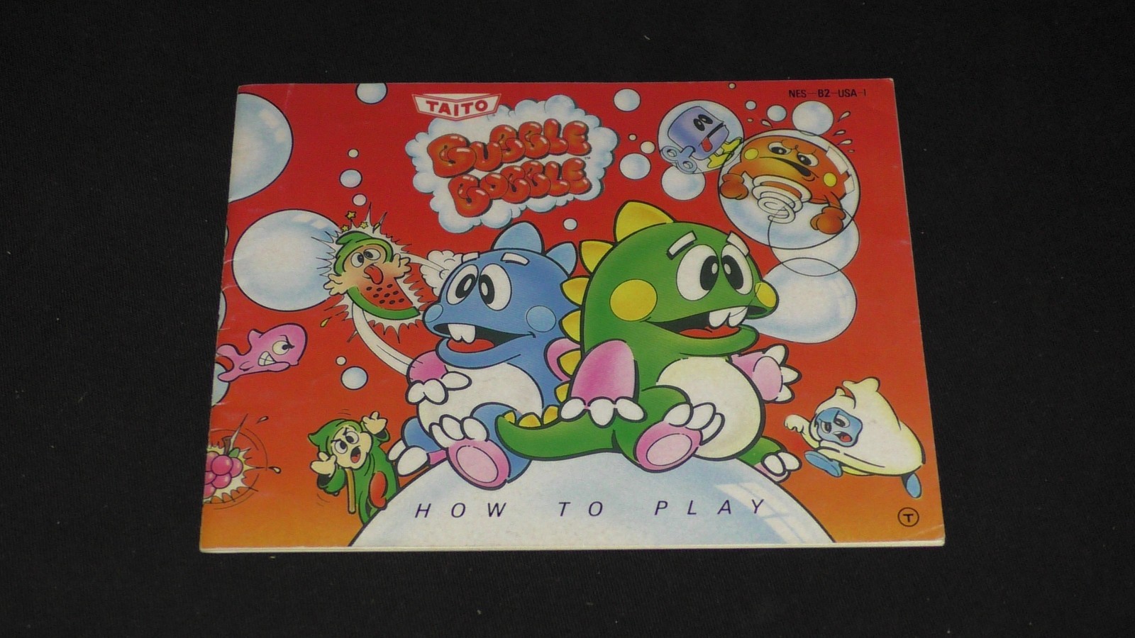 Bubble Bobble Oval Seal Nintendo NES 1988 NES CIB Complete