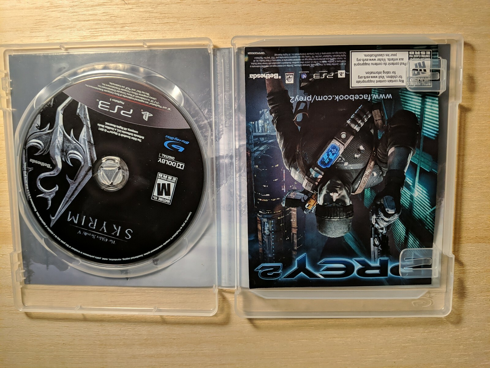 Elder Scrolls V 5 Skyrim (Sony PlayStation 3 PS3, 2011) Disc/Case No Manual/Map