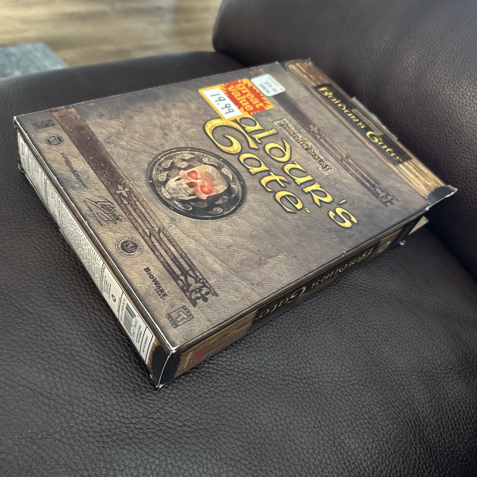 Baldur’s Gate: Forgotten Realms (1998) PC Video Game Big Box 5 CDs CIB
