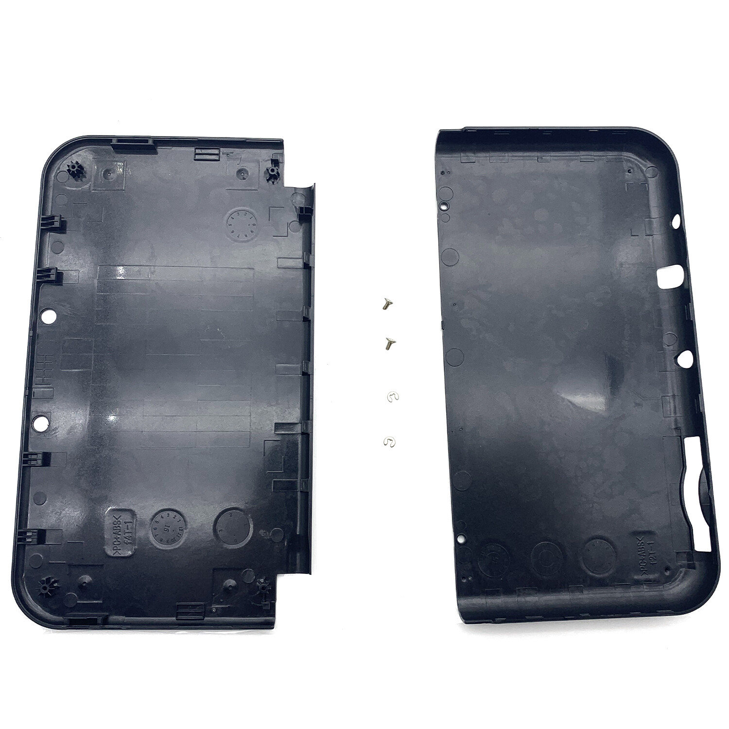For New Nintendo 3DS XL LL Black Housing Shell Front Back Case Top+ Bottom Cover