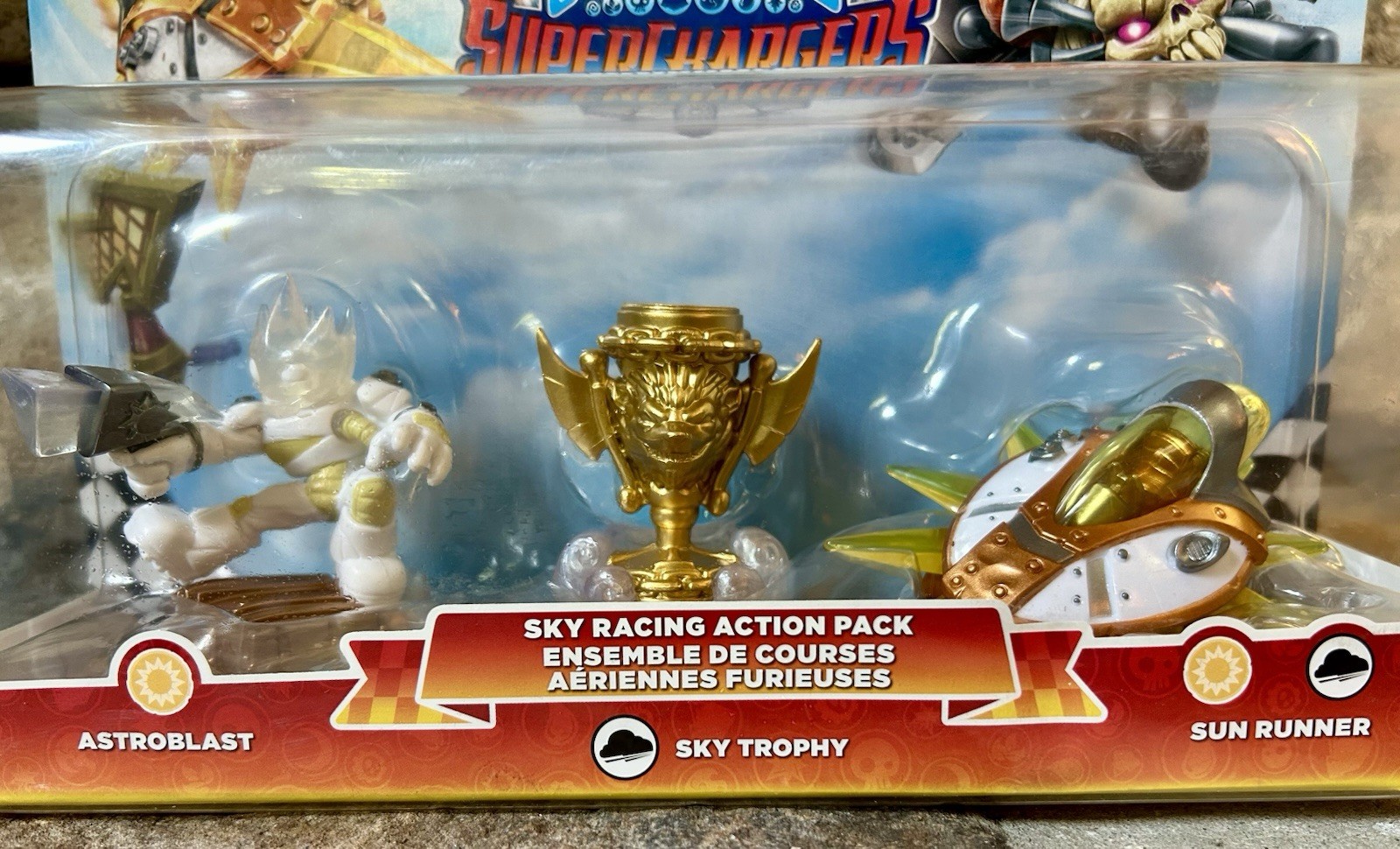 Skylanders Superchargers Sky Racing Pack [ Astroblast Sky Trophy Sun Runner] NEW