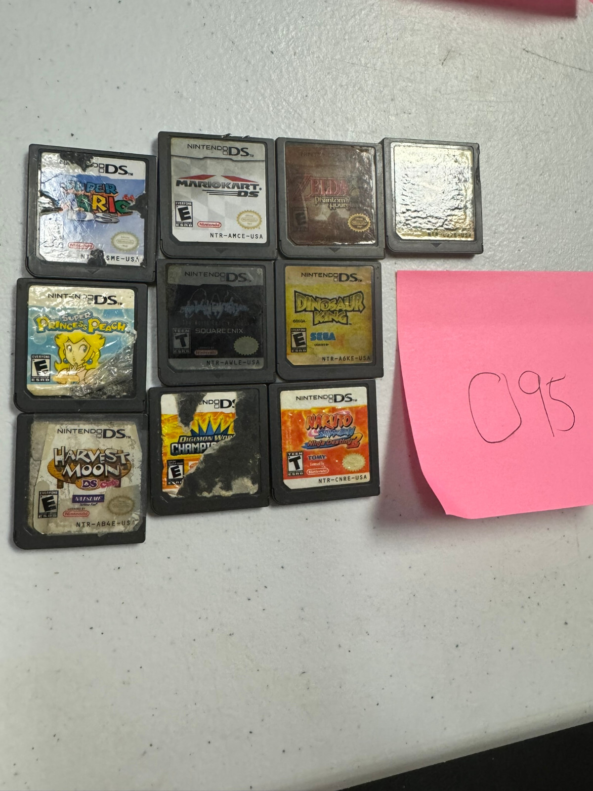 10 Nintendo DS Games Lot – Harvest Moon, Digimon, Dinosaur King, Princess Peach