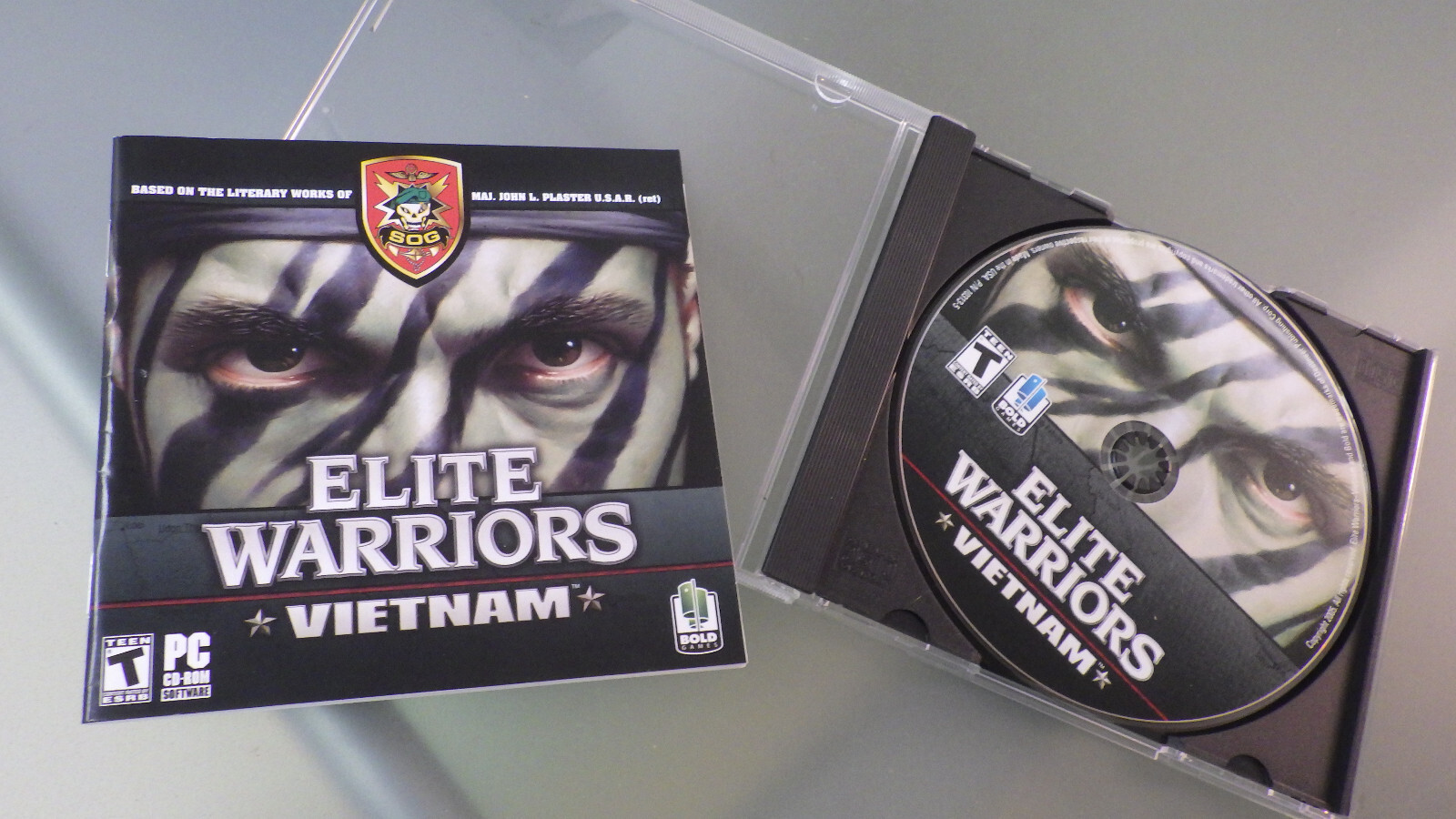 Vtg 2005 Video PC Game SOG John Plaster ELITE WARRIORS VIETNAM Big Box *Complete
