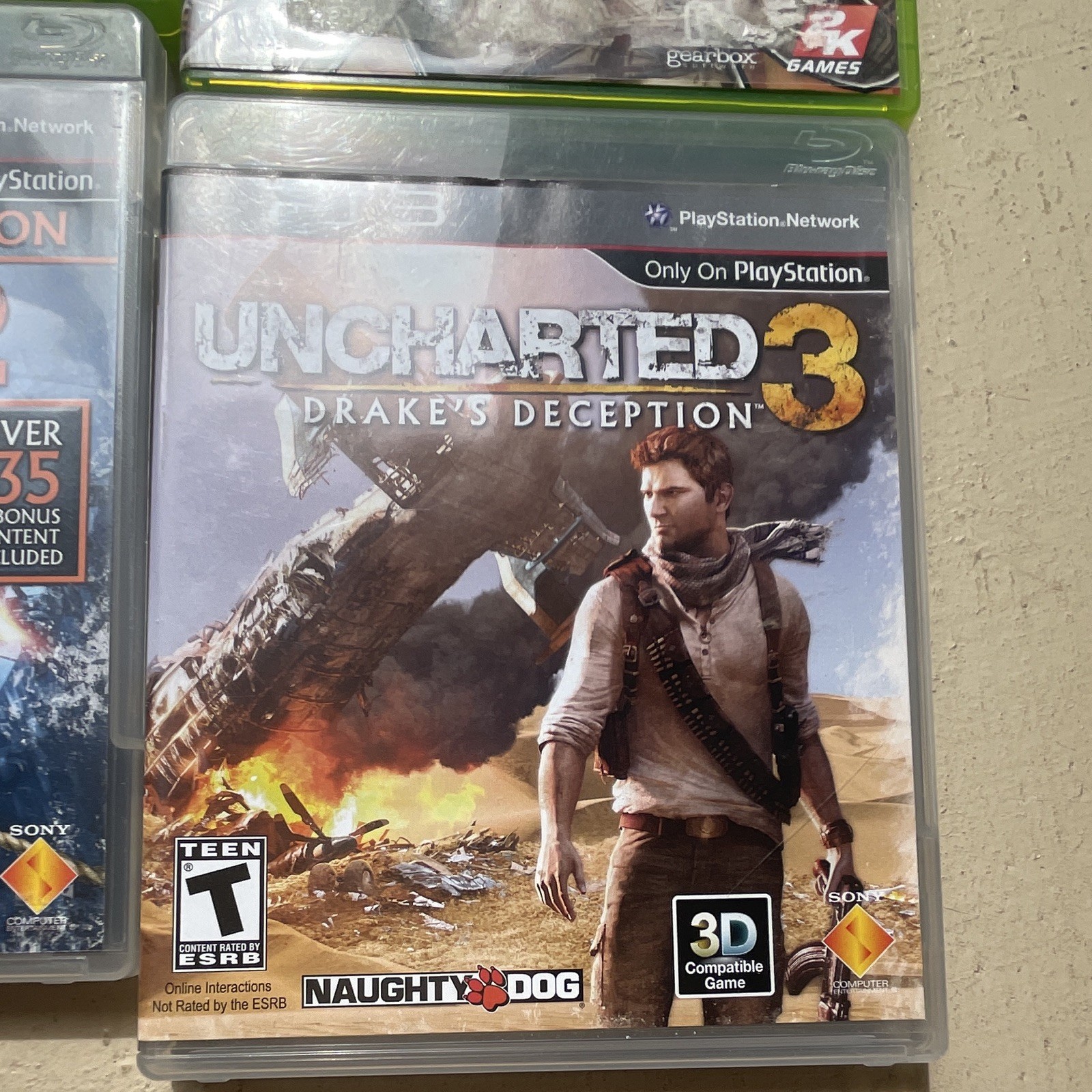 Sonic Mania & Uncharted PS4/PS3 + Xbox 360 Lot: ACIII, Borderlands 2