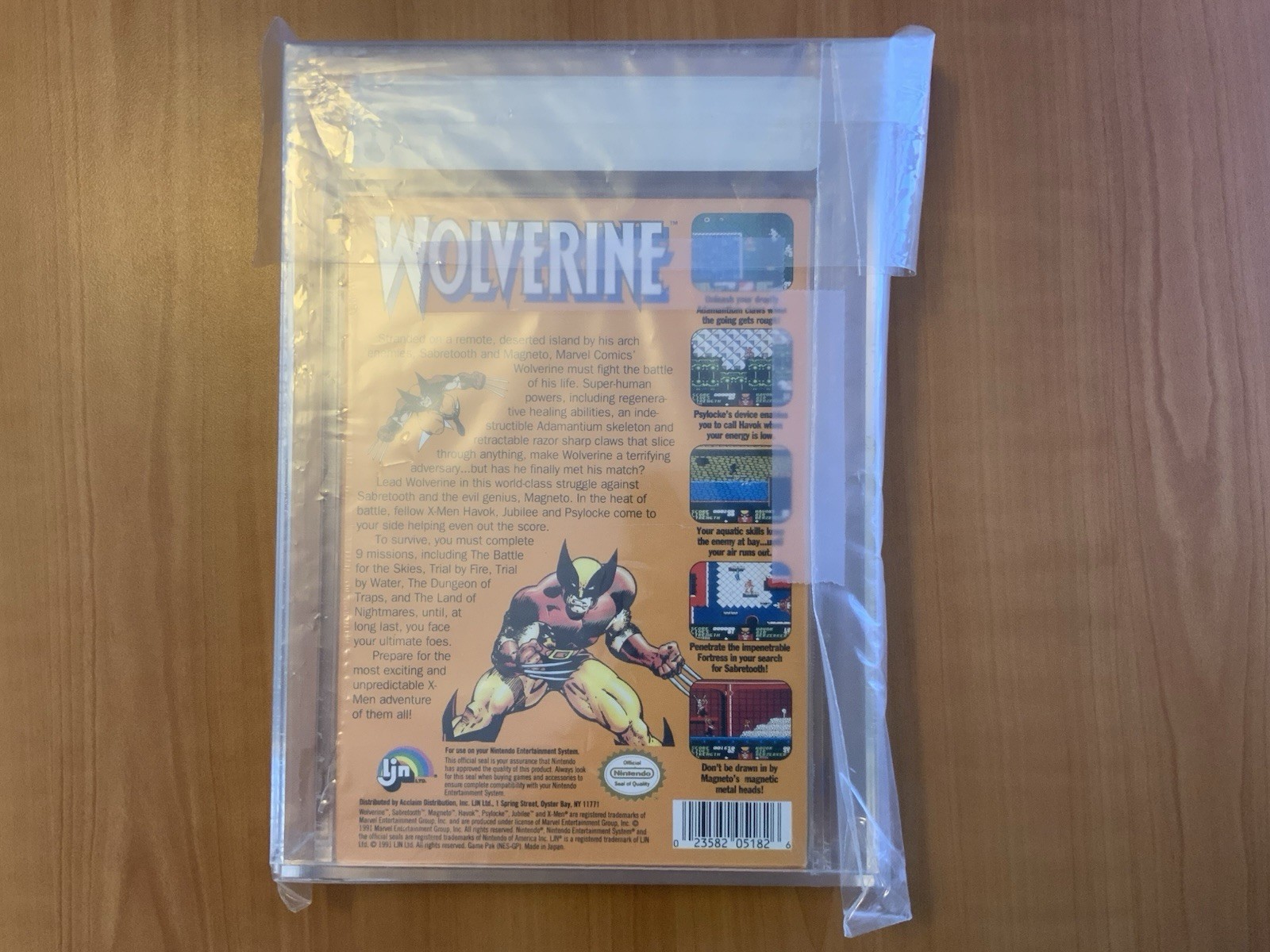 NES 1991 Wolverine VGA 90 NM+/MT MISB rare 💎🔥
