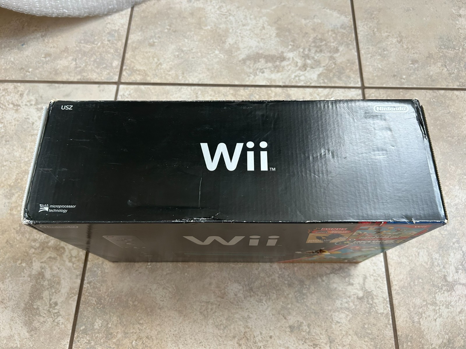 NEW Nintendo Wii Holiday Bundle Black Console New Super Mario Bros. System #2