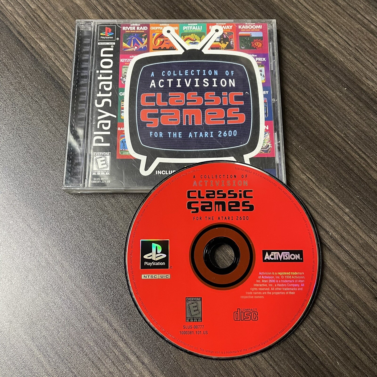 Activision Classics PlayStation 1 PS1 COMPLETE Disc + Case + Manual + Reg. Card