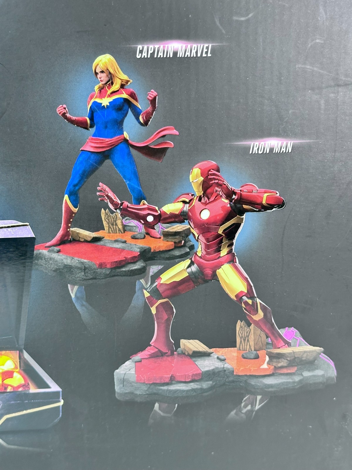 Marvel vs Capcom Infinite Figures Set Mega Man Iron Man Chun Li Box Only No Game