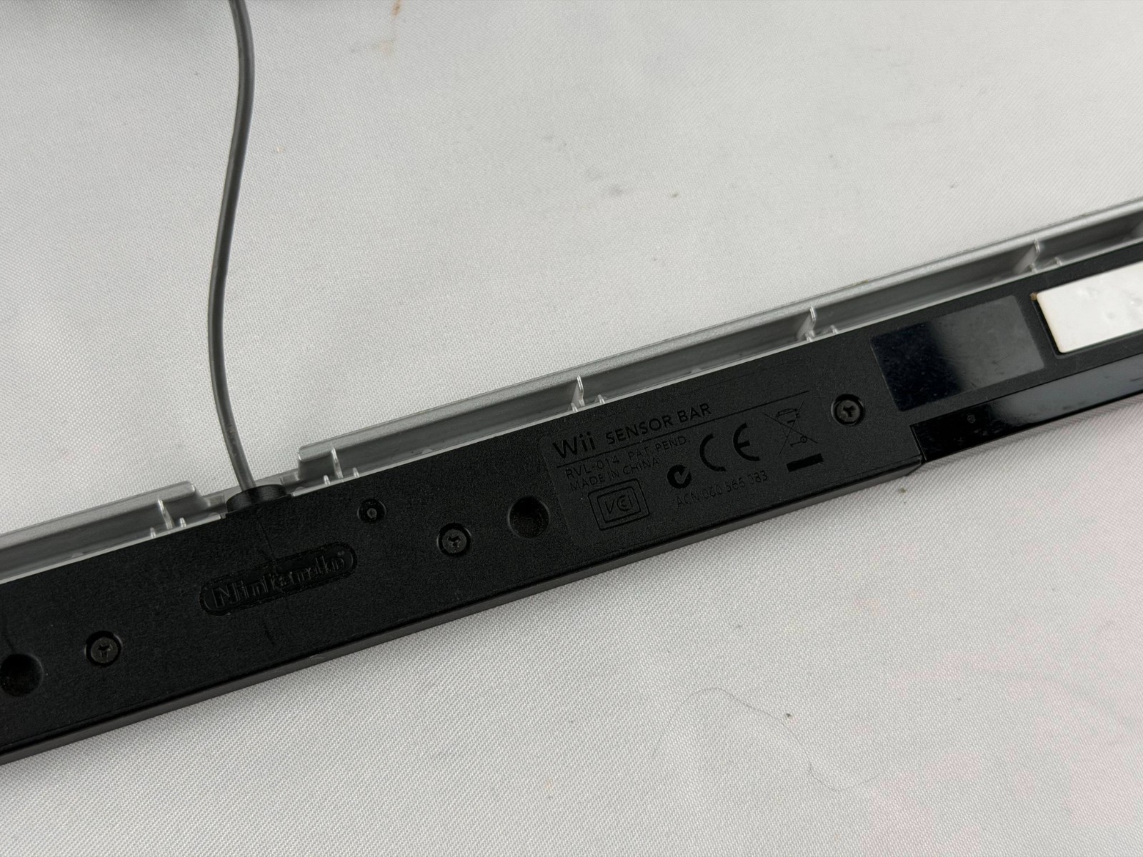 OEM Nintendo Wii Sensor Bar RVL-014 Original Wired Motion Sensor Tested