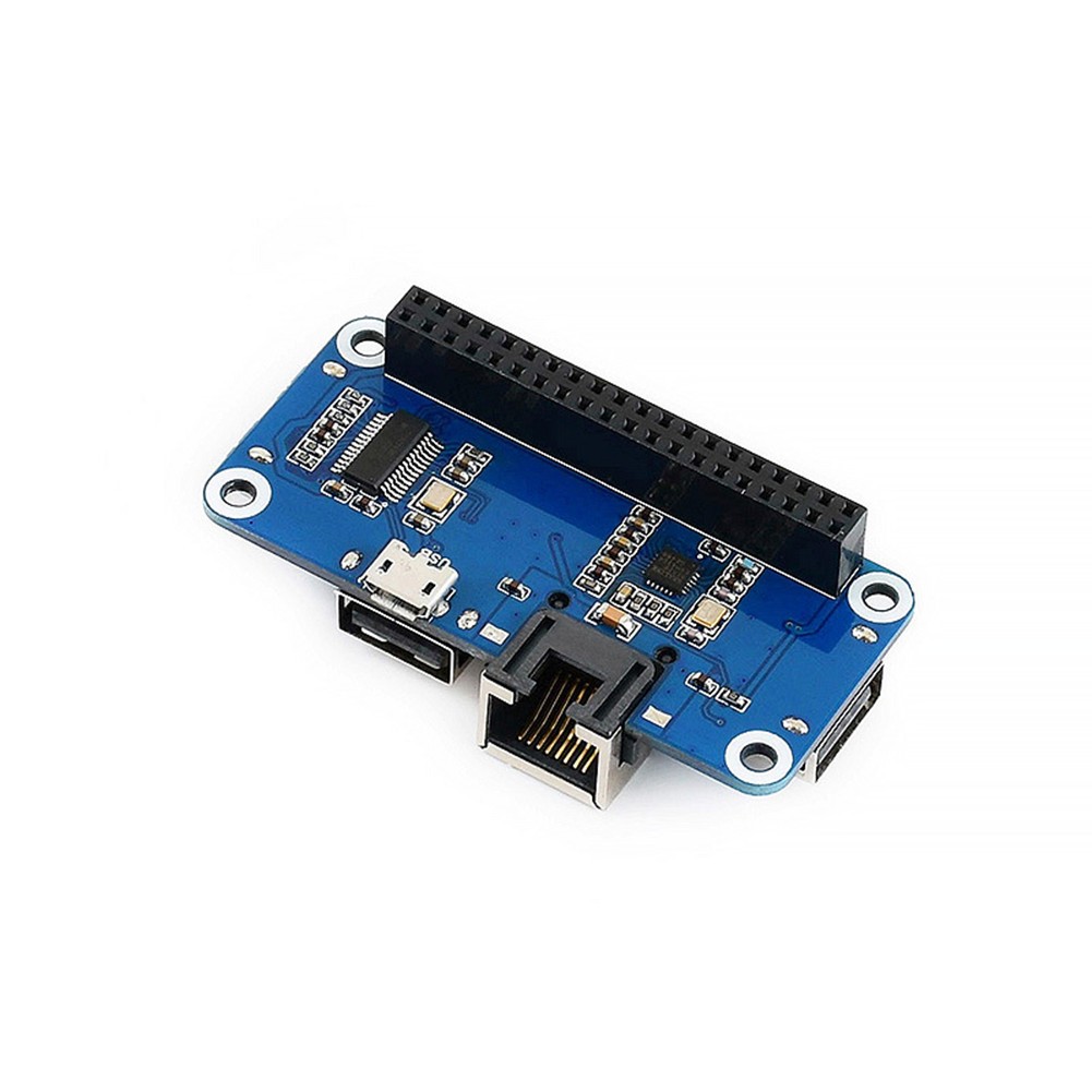Ethernet USB 2.0/1.1 RJ45 HUB HAT Board Kit For Raspberry Pi Zero/Zero W/Zero WH