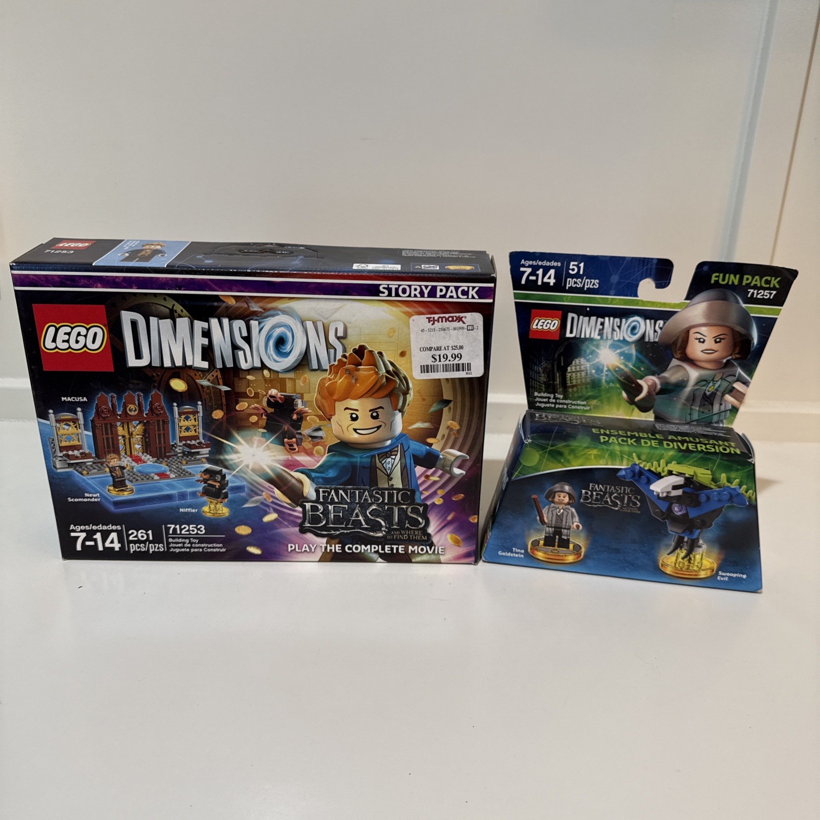 Lego Dimensions Fantastic Beasts Story Pack 71253 W/ Fun Pack 71257 Tina New