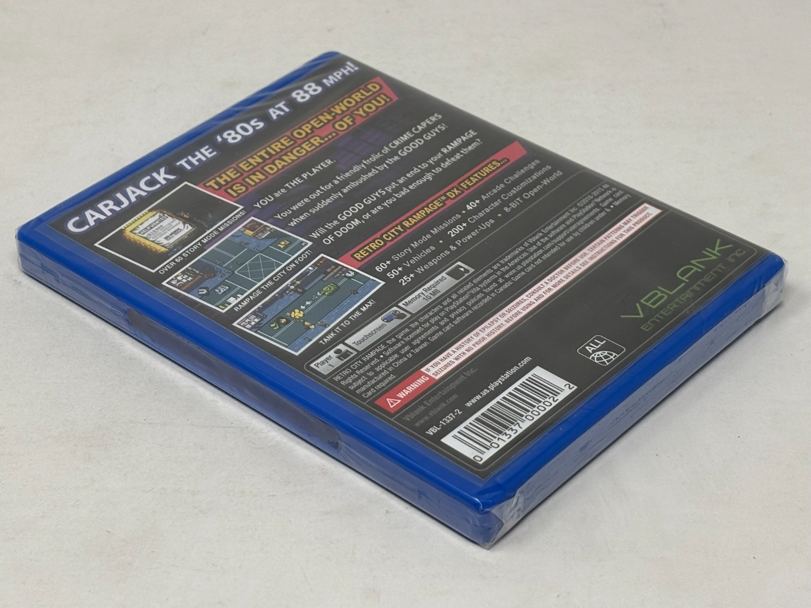 Sony PlayStation Vita – Retro City Rampage DX – Brand New / Factory Sealed