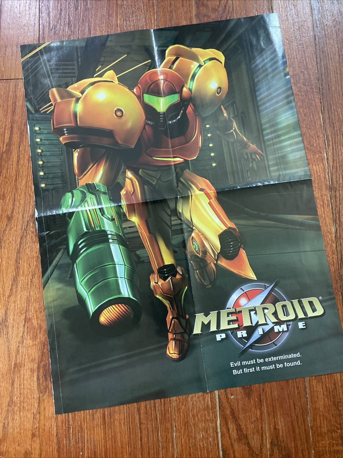 2002 Nintendo GameCube Promo Poster – Silver – Metroid, Tony Hawk’s 15×20 RARE