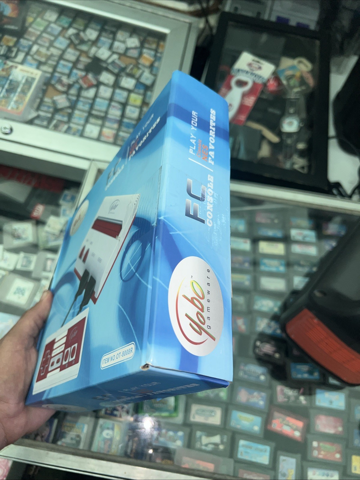 Brand New Red & White Yobo Fc Game Console play Your NES 8 Bit Nintendo Games !