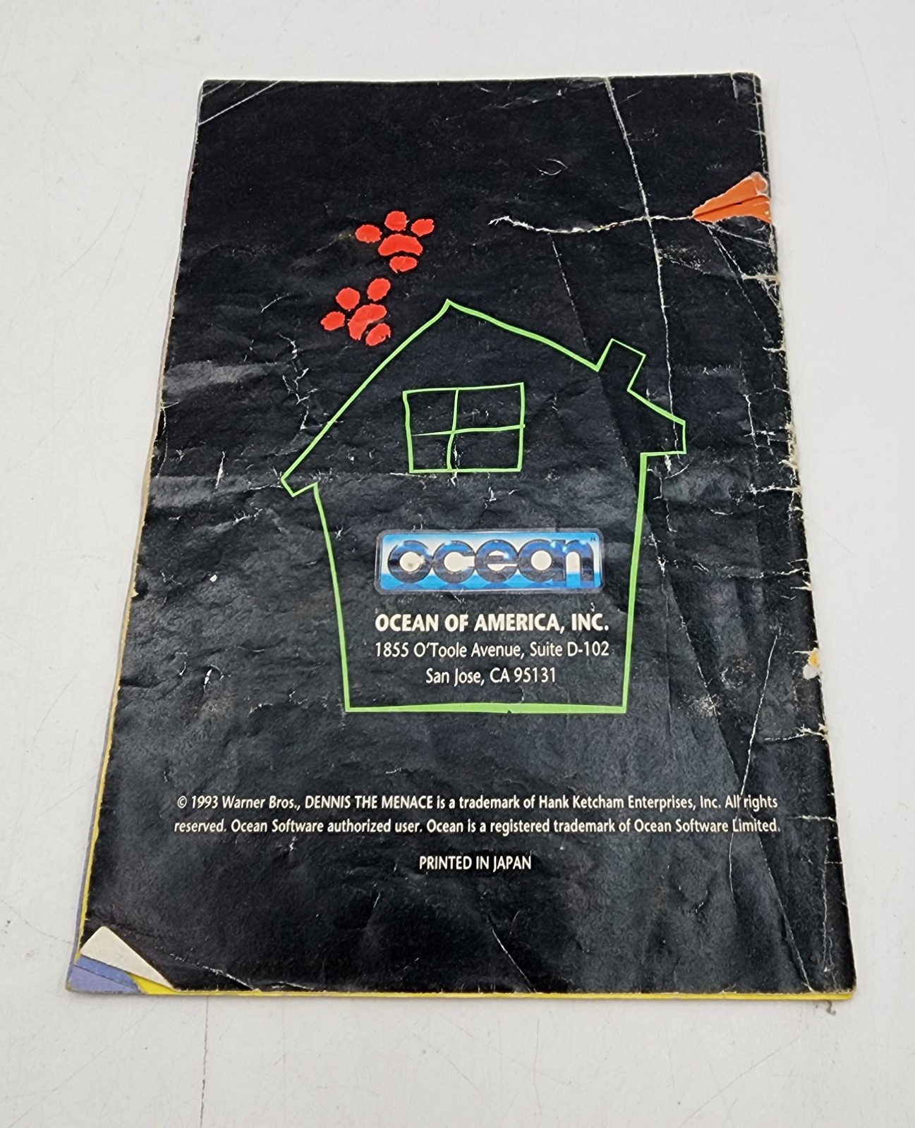 SNES Dennis The Menace (Super Nintendo) CIB Complete *Damaged Manual – Worn Cart