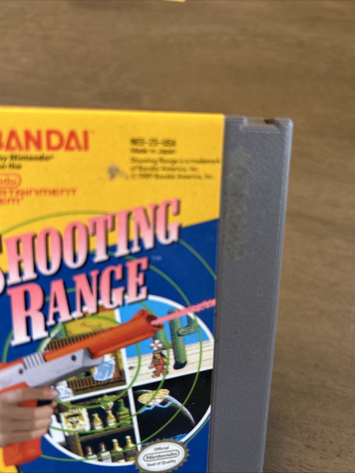Nintendo Nes Shooting Range Game Authentic Cartridge Only