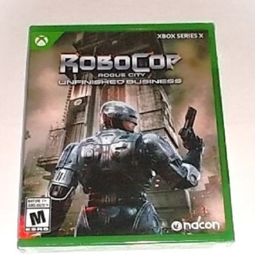 RoboCop: Rogue City Unfinished Business Xbox Series X Game USA Version UNOPENED