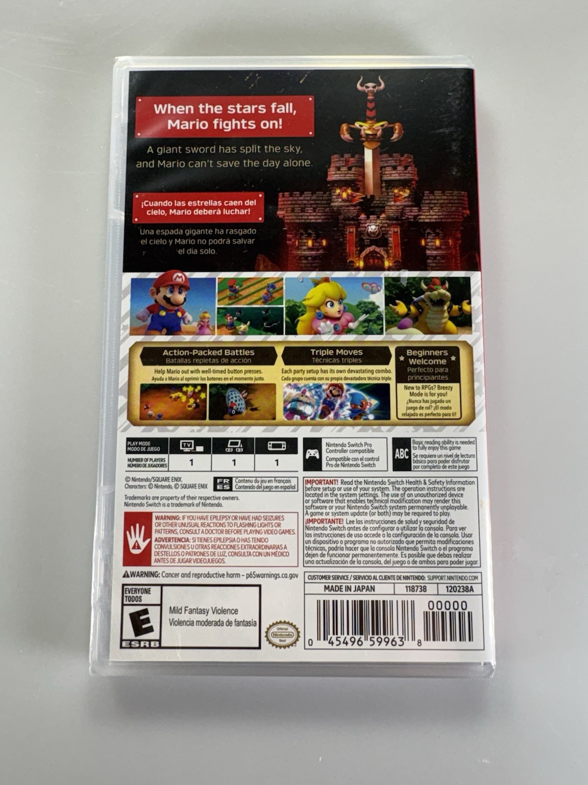 Super Mario RPG (Nintendo Switch, 2023) Brand New, Factory Sealed
