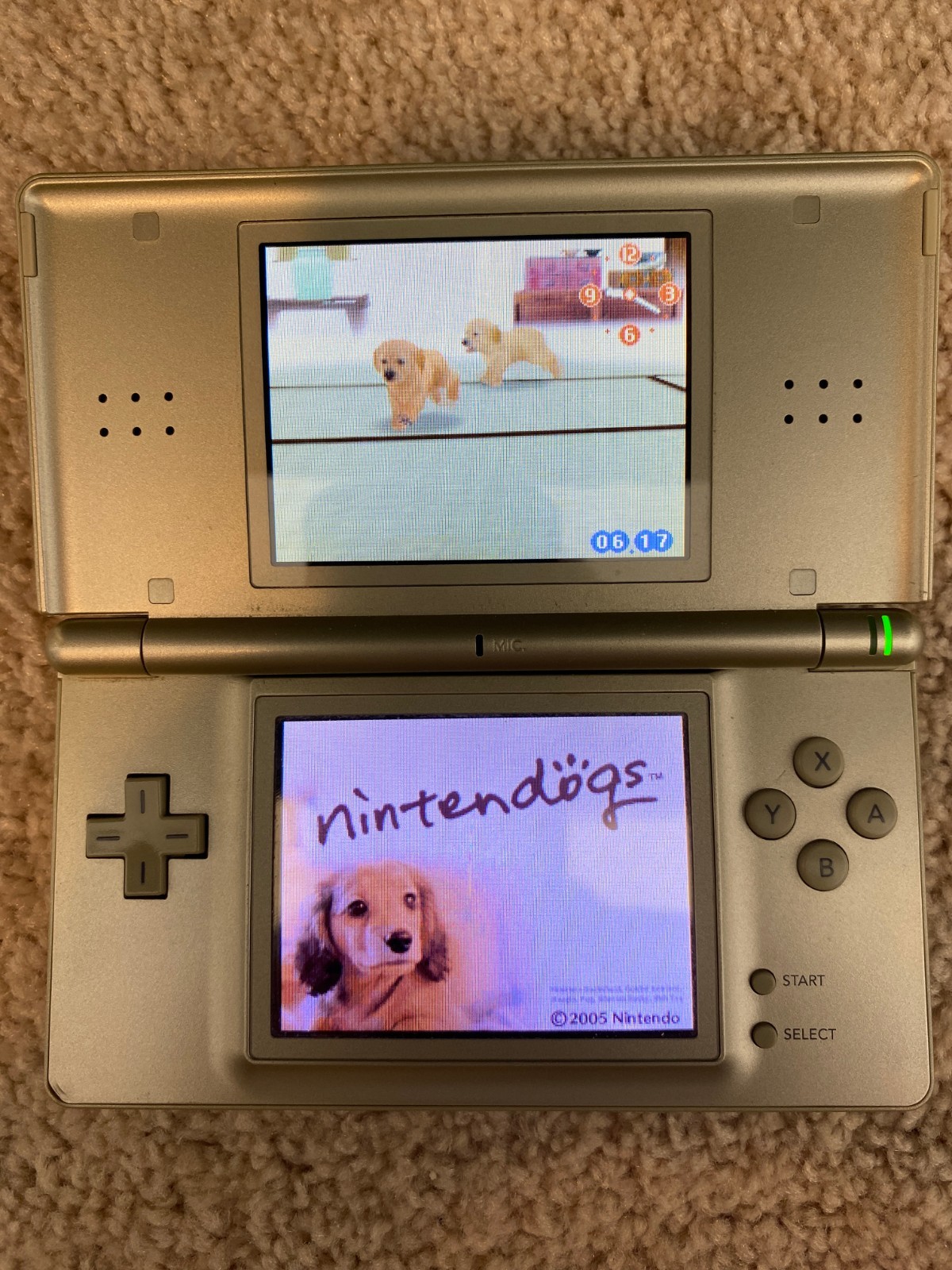Authentic Nintendogs Lot of 3 DS Games Dachshund Lab Dalmatian Tested Works