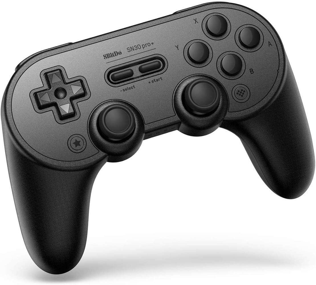 New Rare 2021 8BitDo SN30 Pro+ Bluetooth Gamepad Black Android iOS MacOs Windows