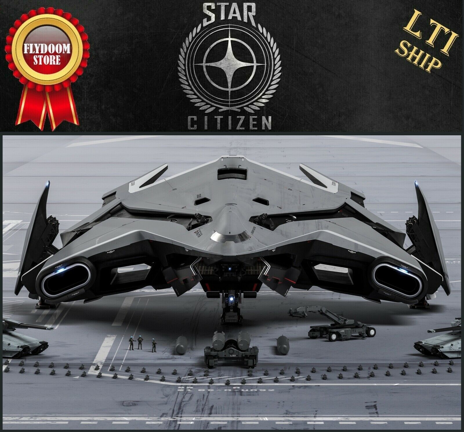 Star Citizen – M2 HERCULES – LTI + rare Jacket – Black Friday price