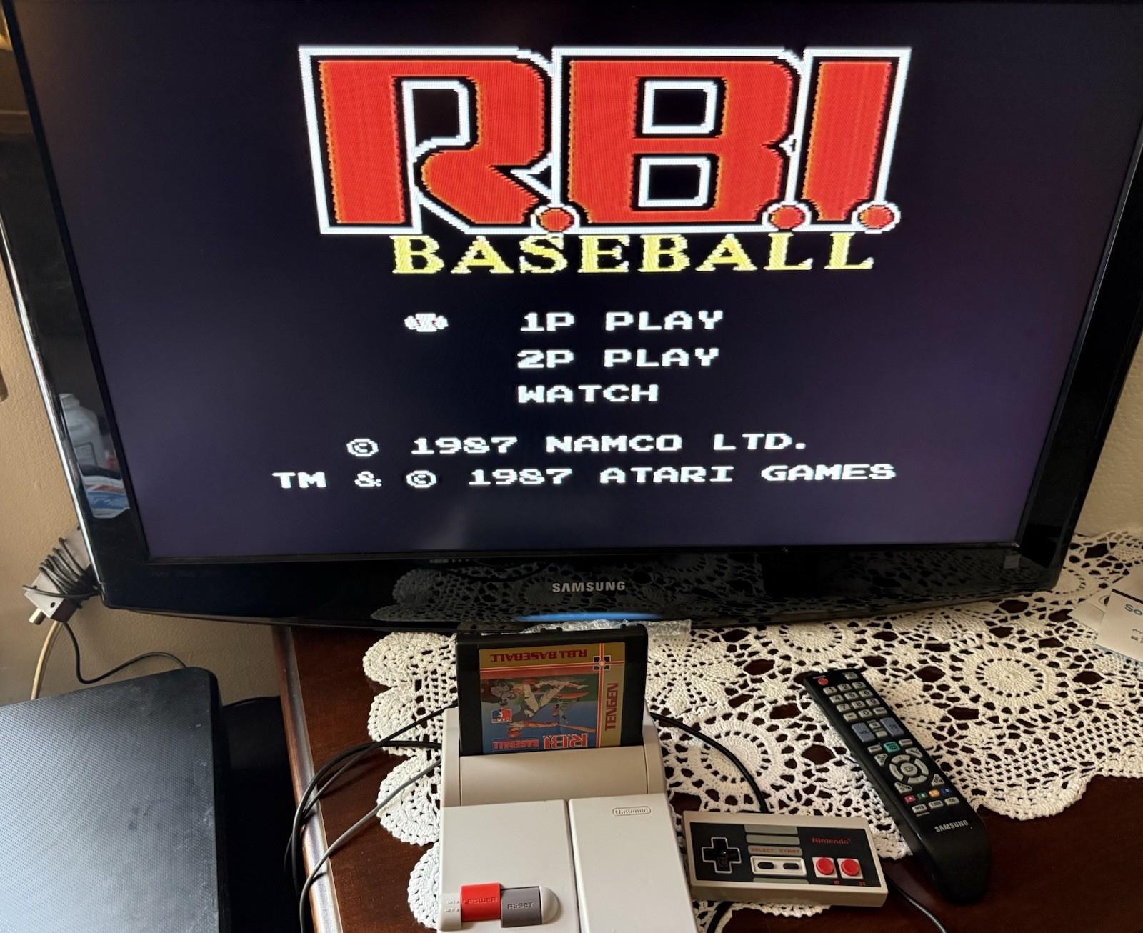 Nintendo NES Lot of 5! Mario/Duck Hunt Tag Team Wrestling RBI Baseball GameTek