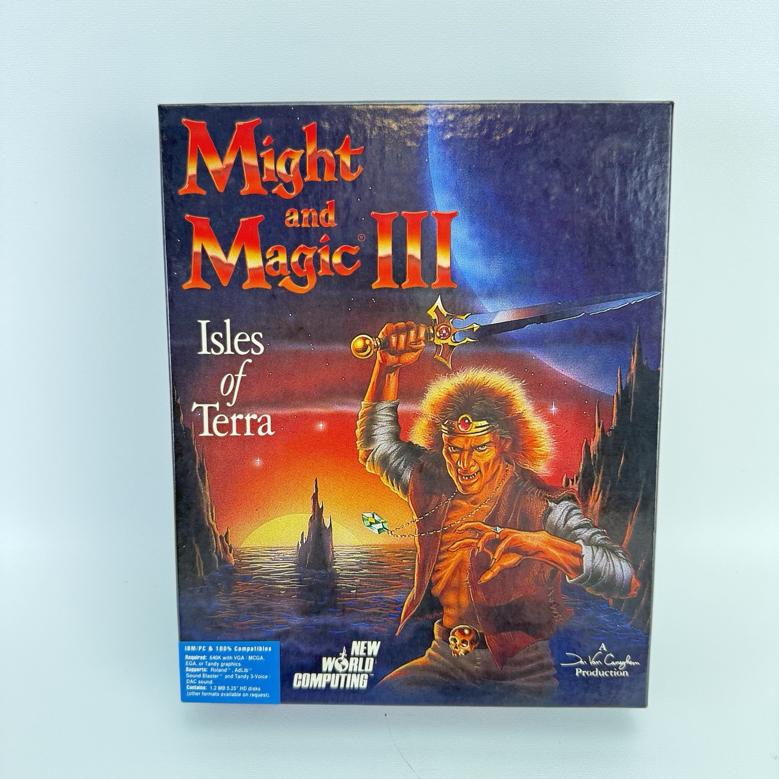MIGHT AND MAGIC III 3: Isles of Terra IBM/PC GAME Complete In Box, Floppy Discs